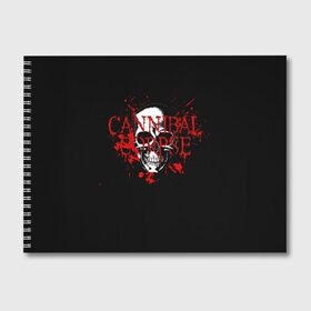 Альбом для рисования с принтом Cannibal Corpse в Курске, 100% бумага
 | матовая бумага, плотность 200 мг. | cannibal | cannibal corpse | corpse | trash | алекс уэбстер | брутальный дэт метал | джордж фишер | дэт метал | дэтграйнд | пол мазуркевич | пэт обрайэн | роб барретт