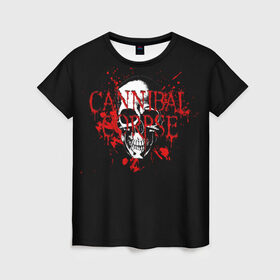 Женская футболка 3D с принтом Cannibal Corpse в Курске, 100% полиэфир ( синтетическое хлопкоподобное полотно) | прямой крой, круглый вырез горловины, длина до линии бедер | cannibal | cannibal corpse | corpse | trash | алекс уэбстер | брутальный дэт метал | джордж фишер | дэт метал | дэтграйнд | пол мазуркевич | пэт обрайэн | роб барретт