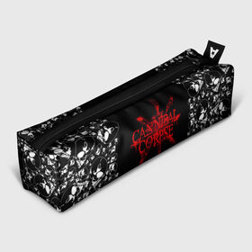 Пенал 3D с принтом Cannibal Corpse в Курске, 100% полиэстер | плотная ткань, застежка на молнии | cannibal | cannibal corpse | corpse | trash | алекс уэбстер | брутальный дэт метал | дэт метал | дэтграйнд | пол мазуркевич