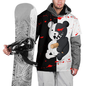 Накидка на куртку 3D с принтом MONOKUMA  МОНОКУМА в Курске, 100% полиэстер |  | anime | danganronpa | enoshima | junko | monokuma | аниме | джунко | игра | манга | медведь | монокума | робот медведь | эношима