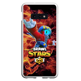 Чехол для Samsung S10E с принтом Brawl Stars - Stu в Курске, Силикон | Область печати: задняя сторона чехла, без боковых панелей | brawl | brawl ruffs | brawl stars | brawler | colonel ruffs | leon | new brawler | ruffs | ruffus | starrforce | stu | superstar | бравл | бравл старс | бравлер | гавс | гонщик | леон | руффс | сту | сту   каскадёр | сту суперзвезда | 