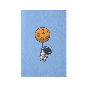 Обложка для паспорта матовая кожа с принтом Космонавт с шариком в Курске, натуральная матовая кожа | размер 19,3 х 13,7 см; прозрачные пластиковые крепления | Тематика изображения на принте: cosmonaut | граффити | космонавт | космонавт с шариком | космос | милый космонавт | рисунок | шарик планета