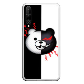 Чехол для Honor P30 с принтом monokuma и епи в Курске, Силикон | Область печати: задняя сторона чехла, без боковых панелей | anime | danganronpa | enoshima | junko | monokuma | аниме | джунко | игра | манга | медведь | монокума | робот медведь | эношима