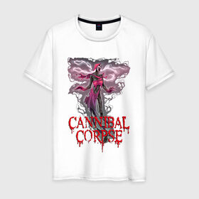Мужская футболка хлопок с принтом Cannibal Corpse | Труп Каннибала (Z) в Курске, 100% хлопок | прямой крой, круглый вырез горловины, длина до линии бедер, слегка спущенное плечо. | cannibal | cannibal corpse | corpse | death metal | deathgrind | алекс уэбстер | брутальный дэт метал | дэт метал | дэтграйнд | пол мазуркевич | роб барретт | труп каннибала