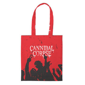 Шоппер 3D с принтом Cannibal Corpse | Труп Каннибала (Z) в Курске, 100% полиэстер | Плотность: 200 г/м2; Размер: 34×35 см; Высота лямок: 30 см | cannibal | cannibal corpse | corpse | death metal | deathgrind | алекс уэбстер | брутальный дэт метал | дэт метал | дэтграйнд | пол мазуркевич | роб барретт | труп каннибала