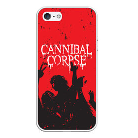 Чехол для iPhone 5/5S матовый с принтом Cannibal Corpse | Труп Каннибала (Z) в Курске, Силикон | Область печати: задняя сторона чехла, без боковых панелей | cannibal | cannibal corpse | corpse | death metal | deathgrind | алекс уэбстер | брутальный дэт метал | дэт метал | дэтграйнд | пол мазуркевич | роб барретт | труп каннибала