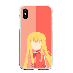 Чехол для iPhone XS Max матовый с принтом Gabriel DropOut Gabriel в Курске, Силикон | Область печати: задняя сторона чехла, без боковых панелей | gabriel dropout gabriel | ukami | аниме | габриел уайт тэмма | манга | мультик | отступница габриэль