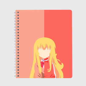 Тетрадь с принтом Gabriel DropOut Gabriel в Курске, 100% бумага | 48 листов, плотность листов — 60 г/м2, плотность картонной обложки — 250 г/м2. Листы скреплены сбоку удобной пружинной спиралью. Уголки страниц и обложки скругленные. Цвет линий — светло-серый
 | Тематика изображения на принте: gabriel dropout gabriel | ukami | аниме | габриел уайт тэмма | манга | мультик | отступница габриэль