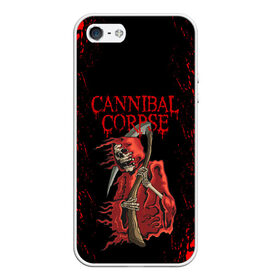 Чехол для iPhone 5/5S матовый с принтом Cannibal Corpse | Труп Каннибала (Z) в Курске, Силикон | Область печати: задняя сторона чехла, без боковых панелей | cannibal | cannibal corpse | corpse | death metal | deathgrind | алекс уэбстер | брутальный дэт метал | дэт метал | дэтграйнд | пол мазуркевич | роб барретт | труп каннибала