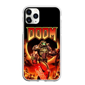 Чехол для iPhone 11 Pro матовый с принтом DOOM Eternal в Курске, Силикон |  | doom | doom eternal | part two | the ancient gods | дум | игры | монстры