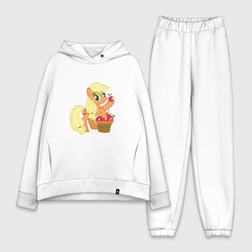 Женский костюм хлопок Oversize с принтом Applejack в Курске,  |  | applejack | friendship | mylittlepony | twilight sparkle | waifu | вайфу | дружба это магия | кони | моя маленькая пони | мультфильм | пони | эплджек