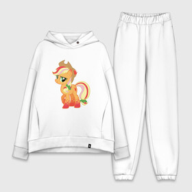 Женский костюм хлопок Oversize с принтом My Little Pony   AppleJack в Курске,  |  | applejack | friendship | mylittlepony | twilight sparkle | waifu | вайфу | дружба это магия | кони | моя маленькая пони | мультфильм | пони | эплджек