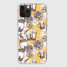 Чехол для iPhone 12 Pro Max с принтом Пиво / Beer в Курске, Силикон |  | barrel | beer | dark | foam | keg | light | mug | non alcoholic | oktoberfest | sausages | unfiltered | velvet | бархатное | бокал | бочка | кега | кружка | нефильтрованное | октоберфест | пенное | светлое | сосиски | темно