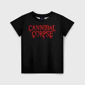 Детская футболка 3D с принтом Cannibal Corpse в Курске, 100% гипоаллергенный полиэфир | прямой крой, круглый вырез горловины, длина до линии бедер, чуть спущенное плечо, ткань немного тянется | at | back | birth | bleeding | bloodthirst | butchered | cannibal | corpse | eaten | evisceration | gallery | gore | kill | kreaton | life | mutilated | obsessed | of | slayer | sodom | spawn | suicide | the | to | tomb | unimagined | vile | 
