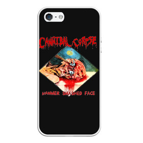 Чехол для iPhone 5/5S матовый с принтом Cannibal Corpse в Курске, Силикон | Область печати: задняя сторона чехла, без боковых панелей | at | back | bleeding | bloodthirst | butchered | cannibal | corpse | eaten | evisceration | gallery | gore | kill | kreaton | life | mutilated | obsessed | of | slayer | sodom | spawn | suicide | the | to | tomb | unimagined | vile | vi