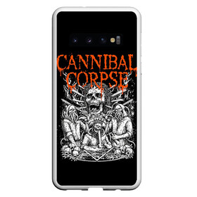 Чехол для Samsung Galaxy S10 с принтом Cannibal Corpse в Курске, Силикон | Область печати: задняя сторона чехла, без боковых панелей | Тематика изображения на принте: at | back | birth | bleeding | bloodthirst | butchered | cannibal | corpse | eaten | evisceration | gallery | kill | kreaton | life | mutilated | obsessed | of | slayer | sodom | spawn | suicide | the | to | tomb | unimagined | vile | v