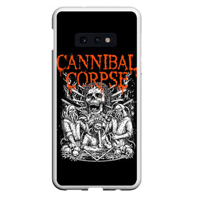 Чехол для Samsung S10E с принтом Cannibal Corpse в Курске, Силикон | Область печати: задняя сторона чехла, без боковых панелей | Тематика изображения на принте: at | back | birth | bleeding | bloodthirst | butchered | cannibal | corpse | eaten | evisceration | gallery | kill | kreaton | life | mutilated | obsessed | of | slayer | sodom | spawn | suicide | the | to | tomb | unimagined | vile | v