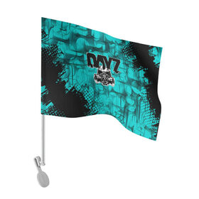 Флаг для автомобиля с принтом DayZ Standalone в Курске, 100% полиэстер | Размер: 30*21 см | arma 2. | dayz standalone | survival horror | игра | онлайн