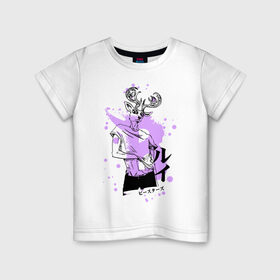 Детская футболка хлопок с принтом BEASTARS Луи в Курске, 100% хлопок | круглый вырез горловины, полуприлегающий силуэт, длина до линии бедер | anime | beastars | louis | manga | аниме | выдающиеся звери | луи | манга | олень