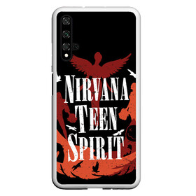 Чехол для Honor 20 с принтом NIRVANA TEEN SPIRIT в Курске, Силикон | Область печати: задняя сторона чехла, без боковых панелей | art | cobain | curt | girl | grunge | metal | music | nirvana | punk | rock | spiritm | usa | гранж | группа | кобэйн | курт | метал | музыка | нирвана | панк | рисунок | рок | сша