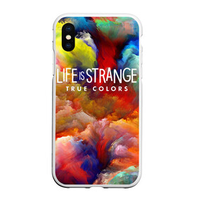 Чехол для iPhone XS Max матовый с принтом Life is Strange True Colors в Курске, Силикон | Область печати: задняя сторона чехла, без боковых панелей | Тематика изображения на принте: dontnod entertainment | абстракция | алекс чэнь | серия life is strange