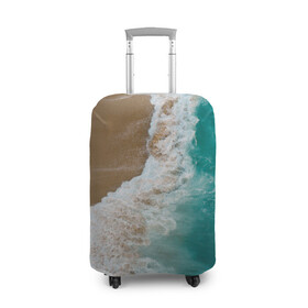 Чехол для чемодана 3D с принтом Пляж / beach в Курске, 86% полиэфир, 14% спандекс | двустороннее нанесение принта, прорези для ручек и колес | beach | coast | embankment | sand | sea | seaside | summer | берег | взморье | лето | море | набережная | песок | пляж | побережье