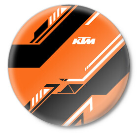 Значок с принтом KTM | КТМ SPORT в Курске,  металл | круглая форма, металлическая застежка в виде булавки | enduro | ktm | moto | moto sport | motocycle | orange | sportmotorcycle | ктм | мото | мото спорт | мотоспорт | оранжевый | спорт мото
