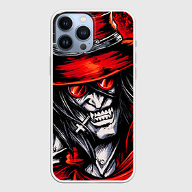 Чехол для iPhone 13 Pro Max с принтом ALUCARD IN RED в Курске,  |  | alucard | anime | hellsing | алукард | аниме | вампир | знак | комиксы | манга | печать алукарда | печать кромвеля | хеллсинг