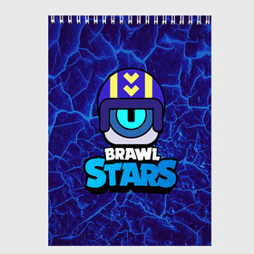 Скетчбук с принтом STU СТУ Brawl Stars в Курске, 100% бумага
 | 48 листов, плотность листов — 100 г/м2, плотность картонной обложки — 250 г/м2. Листы скреплены сверху удобной пружинной спиралью | Тематика изображения на принте: brawl | brawl stars | brawlstars | brawl_stars | jessie | бравл | бравлер stu | бравлстарс | гонщик | каскадер | сту