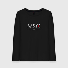 Женский лонгслив хлопок с принтом MSCside collection | MSC (2021) в Курске, 100% хлопок |  | 0x000000123 | moscow | moscow side | mscside | москва