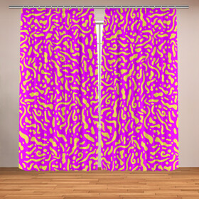 Фотошторы с принтом Абстрактные узоры в Курске, Блэкаут (светозащита 90%) / Габардин (светозащита 40% | 2 полотна шириной по 145 см; Высота 200-300 см; Крепление: шторная лента (на крючки); | abstract | military | neon | pattern | pink | purple | texture | абстракция | бактерии | волны | восточные | гламур | желтые узоры | камуфляж | кудрявые | милитари | нежные | неоновые | орнамент | паттерн | пятна | резьба