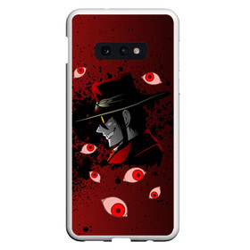 Чехол для Samsung S10E с принтом Хеллсинг Hellsing в Курске, Силикон | Область печати: задняя сторона чехла, без боковых панелей | Тематика изображения на принте: alucard | crazy | devil | eyes | hellsing | horror | human | red | smile | алукард | аниме глаза | аниме персонажи | вампир | герои аниме | глаза | демон | дьявол | злой | зрачки | манга | нечисть | смех | улыбка | хеллсинг | хельсинг