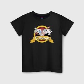 Детская футболка хлопок с принтом CUPHEAD / КАПХЕД. в Курске, 100% хлопок | круглый вырез горловины, полуприлегающий силуэт, длина до линии бедер | cuphead | боссы | игра | капхед
