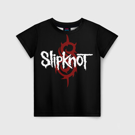 Детская футболка 3D с принтом Slipknot Надпись в Курске, 100% гипоаллергенный полиэфир | прямой крой, круглый вырез горловины, длина до линии бедер, чуть спущенное плечо, ткань немного тянется | metal | music | rock | slipknot | логотип | металл | музыка | надпись | пентаграмма | рок | слипкнот | узор | цифры