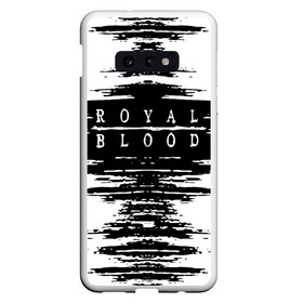 Чехол для Samsung S10E с принтом royal blood в Курске, Силикон | Область печати: задняя сторона чехла, без боковых панелей | alternative rock | ben thatcher | blues rock | drums | garage rock | mike kerr | official music vi | official video | rock duo | royal blod | royal blood | royal blood official | royal blood uk | royal bloods | royalblood | the royal blood