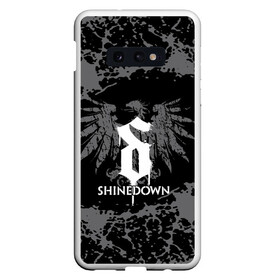 Чехол для Samsung S10E с принтом shinedown в Курске, Силикон | Область печати: задняя сторона чехла, без боковых панелей | 45 shinedown | atlantic | atlantic records | brent smith | cut the cord | get up shinedown | music video | official video | rock | shinedown | shinedown (musical group) | shinedown devil | sound of madness | state of my head | zach myers