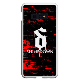 Чехол для Samsung S10E с принтом shinedown в Курске, Силикон | Область печати: задняя сторона чехла, без боковых панелей | 45 shinedown | atlantic | atlantic records | brent smith | cut the cord | get up shinedown | music video | official video | rock | shinedown | shinedown (musical group) | shinedown devil | sound of madness | state of my head | zach myers