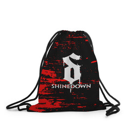 Рюкзак-мешок 3D с принтом shinedown в Курске, 100% полиэстер | плотность ткани — 200 г/м2, размер — 35 х 45 см; лямки — толстые шнурки, застежка на шнуровке, без карманов и подкладки | 45 shinedown | atlantic | atlantic records | brent smith | cut the cord | get up shinedown | music video | official video | rock | shinedown | shinedown (musical group) | shinedown devil | sound of madness | state of my head | zach myers