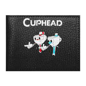 Обложка для студенческого билета с принтом Cuphead в Курске, натуральная кожа | Размер: 11*8 см; Печать на всей внешней стороне | cuphead | tdcuphd | горит пукан | двое | игры | невозможно пройти. | чашки головы | чашкоголовые