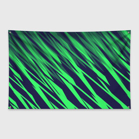 Флаг-баннер с принтом Абстрактный дизайн ,,Зелень