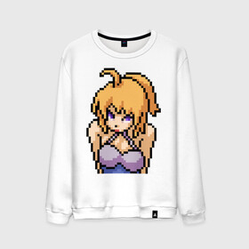 Мужской свитшот хлопок с принтом Pixel art anime в Курске, 100% хлопок |  | anime | art | girl | manga | pixel | аниме | арт | девушка | манга | пиксель