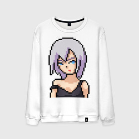 Мужской свитшот хлопок с принтом Pixel art anime в Курске, 100% хлопок |  | anime | art | girl | manga | pixel | аниме | арт | девушка | манга | пиксель