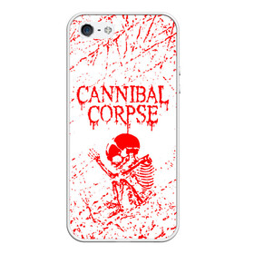 Чехол для iPhone 5/5S матовый с принтом cannibal corpse в Курске, Силикон | Область печати: задняя сторона чехла, без боковых панелей | Тематика изображения на принте: cannibal | cannibal corpse | cannibal corpse butchered at birth | cannibal corpse eaten back to life | cannibal corpse hammer smashed face | corpse | death metal | металл | пластинки с металлическим лезвием | рок | труп каннибала