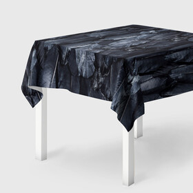 Скатерть 3D с принтом Черный Ворон в Курске, 100% полиэстер (ткань не мнется и не растягивается) | Размер: 150*150 см | raven | ворон | оперение | перья | птицы