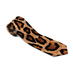 Галстук 3D с принтом Шкура Леопарда в Курске, 100% полиэстер | Длина 148 см; Плотность 150-180 г/м2 | Тематика изображения на принте: leopard | skin | wool | кожа | леопард