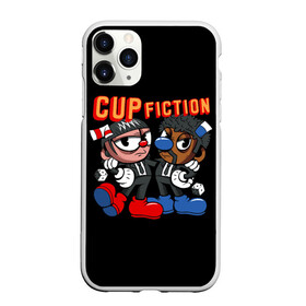 Чехол для iPhone 11 Pro матовый с принтом CUP FICTION в Курске, Силикон |  | art | cartoon | cup | cuphead | devil | dice | fiction | game | king | mugman | pulp | the | арт | бос | босс | голова | демон | дьявол | игра | капхед | криминальное | магмен | мультик | мультфильм | платформер | чаша | чашка | человек | черт 