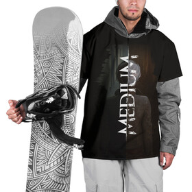 Накидка на куртку 3D с принтом Medium в Курске, 100% полиэстер |  | horror | medium | the medium | марианна | медиум