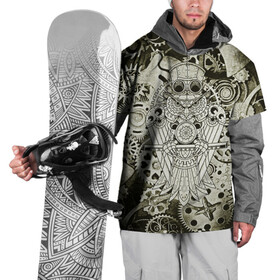 Накидка на куртку 3D с принтом Стимпанк Сова в Курске, 100% полиэстер |  | steam punk | steampank | steampunk | гранж | механизм | мода | ретро | сова | стиль | стимпанк | шестеренка