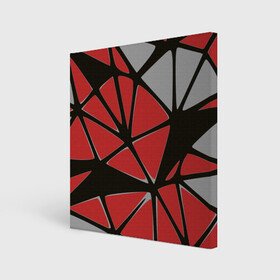 Холст квадратный с принтом Треугольники в Курске, 100% ПВХ |  | геометрия | минимализм | рисунок | текстура | треугольники