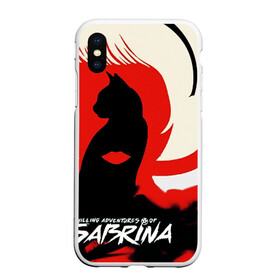 Чехол для iPhone XS Max матовый с принтом Sabrina Spellman в Курске, Силикон | Область печати: задняя сторона чехла, без боковых панелей | sabrina | sabrina spellman | красный | леденящие душу приключения сабрины